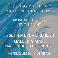 Doppio evento sabato 6 settembre presso la Galleria Max