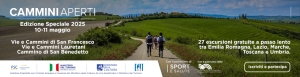 MARCHE PROTAGONISTE DI &ldquo;CAMMINI APERTI: EDIZIONE SPECIALE 2025&rdquo;