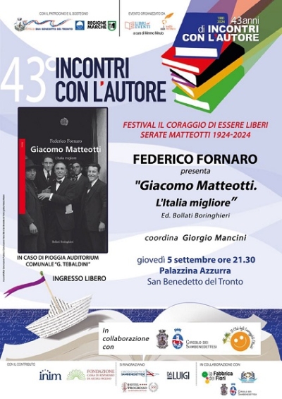 Incontri con l’autore: Federico Fornaro presenta il suo libro 