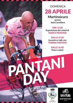 Domenica 28 aprile a Martinsicuro sar&agrave; Pantani Day: mostra di cimeli del campione e incontro con Tonina Pantani, madre dell'indimenticato campione delle due ruote