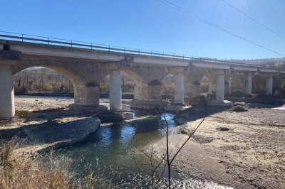 Ordigno bellico trovato sul fiume Tronto, stop ai lavori sul ponte Ancaranese