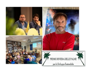 I vincitori del Premio Riviera delle Palme per lo Sviluppo Sostenibile 2024: Circolo dei Sambenedettesi per la Cultura, Paolo Consorti per l&rsquo;Arte, Coldiretti Ascoli fermo per l&rsquo;Ambiente