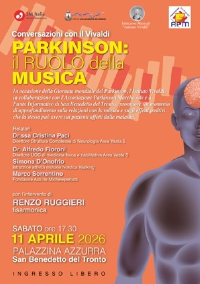 Musica e Parkinson, un evento alla Palazzina Azzurra