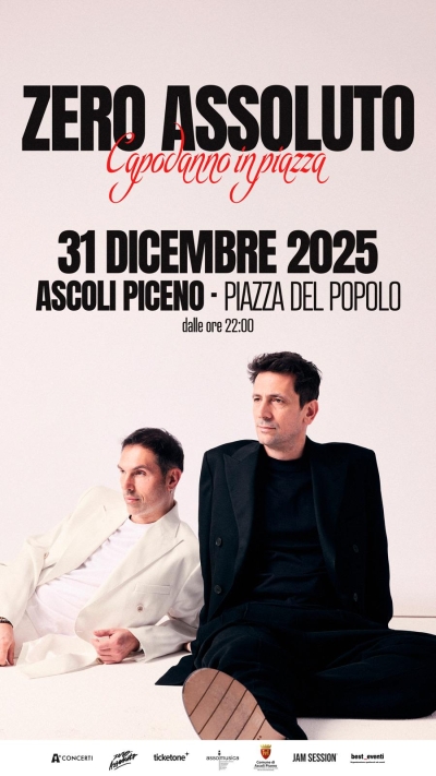 Gli Zero Assoluto ospiti del Capodanno in piazza