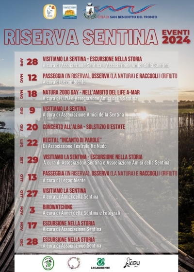 Riserva Naturale Sentina, tutti gli eventi del ventennale