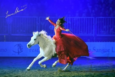 Ascoli Piceno - Loretta Minollini ospite d'onore al più grande evento di equitazione a Roma