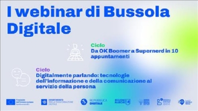 INNOVAZIONE E TRASFORMAZIONE DIGITALE, DUE CICLI WEBINAR PER SVILUPPARE COMPETENZE DI BASE