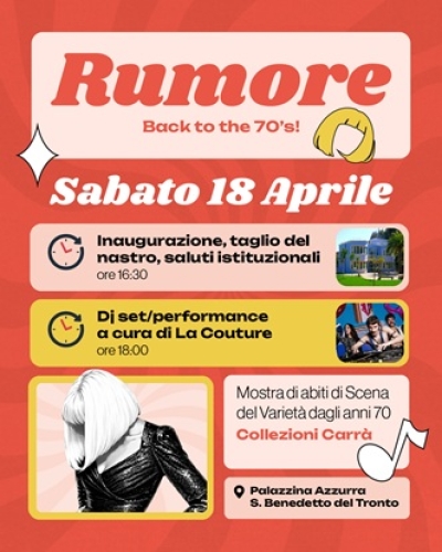 Rinvio conferenza stampa mostra 'Rumore'
