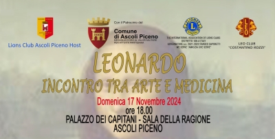 Lions Club Ascoli Piceno Host organizza un incontro su Leonardo