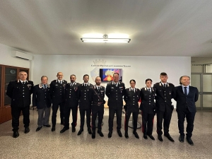 Il Comandante Provinciale Col. Pasquale Saccone ha salutato il Brigadiere Capo Q.S. Emiliano Rocco Ferrante che tra pochi giorni lascer&agrave; il servizio attivo