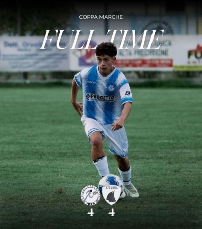 Coppa Marche: Grottammare - Azzurra Sbt 4-4