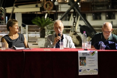 Diego Marani incanta il Circolo Nautico Sambenedettese con il libro 