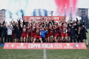FINALE COPPA ITALIA SIMECOM 25/26, IL VALORUGBY SI AGGIUDICA IL TROFEO SUPERANDO IL PETRARCA 26-10