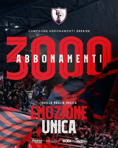 Samb, ufficialmente raggiunta quota 3.000 abbonamenti