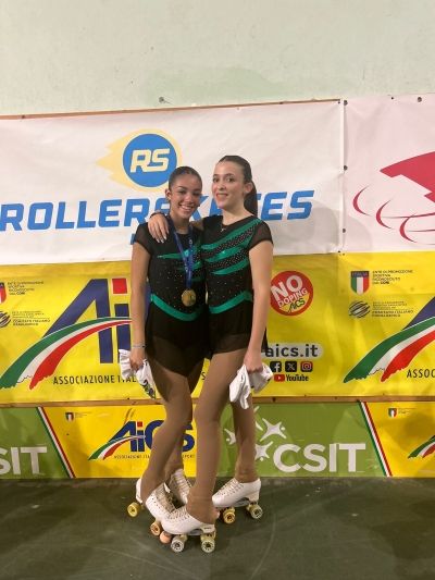 Asd Marca Skating brilla alla Rassegna Nazionale Aics: Maria Farina è Campionessa Italiana