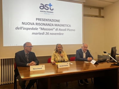 Presentata la nuova Risonanza magnetica dell'ospedale 'Mazzoni' di Ascoli