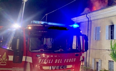 Incendio in un appartamento a Porto Sant'Elpidio sulla S.S.Adriatica