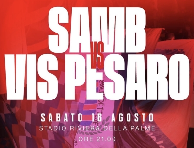 Samb contro la Vis Pesaro in Coppa Italia: oggi test col Casarano