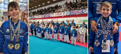 Offida giganteggia nel “Campionato nazionale Karate Csen” di Fidenza