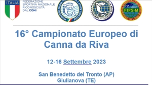 Presentazione del 16&deg; Campionato Europeo di Canna da Riva