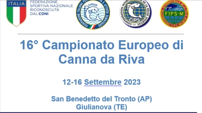 Presentazione del 16° Campionato Europeo di Canna da Riva