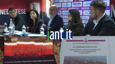 Presentazione del nuovo centro sportivo Marcello Ciarrocchi