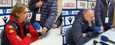 Dopo gara di United Riccione vs US Sambenedettese