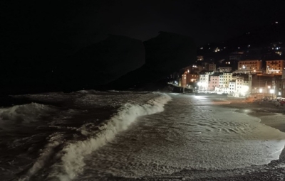 Forte mareggiata a Porto Recanati, allagate alcune strutture
