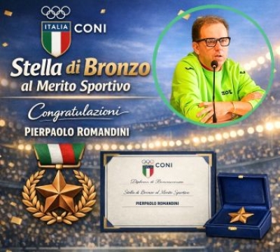 Stella di Bronzo al Merito Sportivo a Pierpaolo Romandini