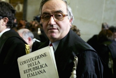 Edmondo Bruti Liberati il 19 marzo alle Terrazze di Grottammare per la chiusura della campagna referendaria per il NO