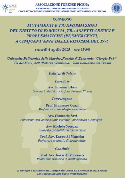 A San Benedetto convegno 