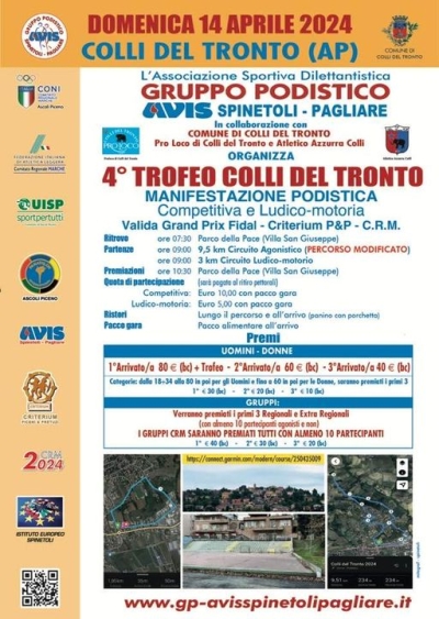 Ai nastri di partenza la quarta edizione del Trofeo Colli del Tronto