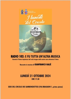 Appuntamento con la musica per i luned&igrave; del Circolo dei Sambenedettesi