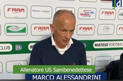 Intervista all'allenatore della US Sambenedettese, Marco Alessandrini