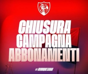 Gioved&igrave; 21 agosto chiude la campagna abbonamenti della U.S. Sambenedettese Ovunque Sarai