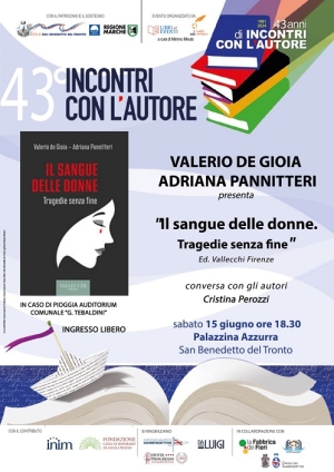 Primo incontro per la 43a edizione di "Incontri con l'autore" alla Palazzina Azzurra