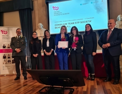 La Società Consilium Team STP Benefit riceve ad Ancona il premio “Le donne lasciano il segno”